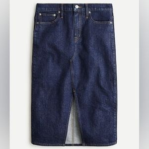 J. Crew Denim Pencil Skirt